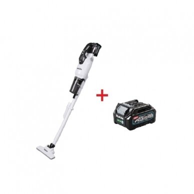 Akumuliatorinis dulkių siurblys Makita CL003GZ10, 40 V + DOVANA BL4025 Akumuliatorinis dulkių siurblys Makita CL003GZ10, 40 V + DOVANA BL4025