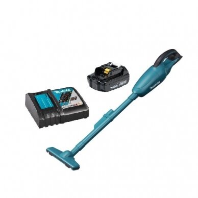 Akumuliatorinis dulkių siurblys Makita DCL180RY, 18V, 1,5Ah Akumuliatorinis dulkių siurblys Makita DCL180RY, 18V, 1,5Ah