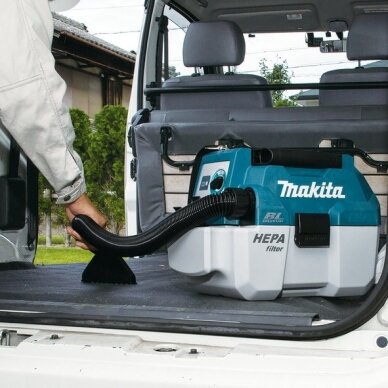 Akumuliatorinis dulkių siurblys Makita DVC750LZ, 18V 2 Akumuliatorinis dulkių siurblys Makita DVC750LZ, 18V 2