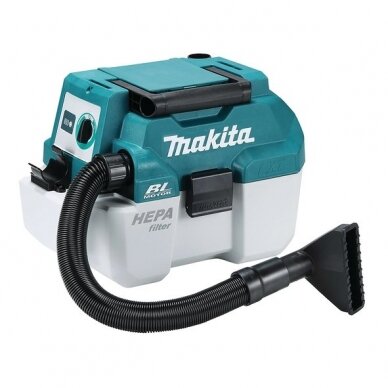 Akumuliatorinis dulkių siurblys Makita DVC750LZ, 18V Akumuliatorinis dulkių siurblys Makita DVC750LZ, 18V