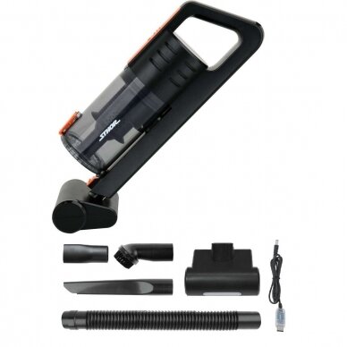 Akumuliatorinis automobilinis dulkių siurblys Sthor 82970, 100W Akumuliatorinis automobilinis dulkių siurblys Sthor 82970, 100W