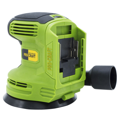 Akumuliatorinis ekscentrinis šlifuoklis ProCraft PX20, 20 V, 125 mm 2 Akumuliatorinis ekscentrinis šlifuoklis ProCraft PX20, 20 V, 125 mm 2