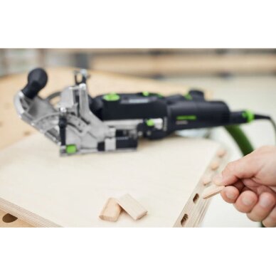 Elektrinis frezeris kaištiniams sujungimams Festool DF 500 RQ-Plus DOMINO, 420W (578462) 6 Elektrinis frezeris kaištiniams sujungimams Festool DF 500 RQ-Plus DOMINO, 420W (578462) 6