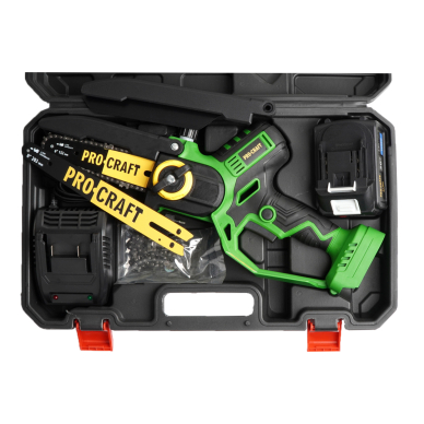 Akumuliatorinis genėjimo pjūklas ProCraft PKA32Li, 20 V, 1x4,0Ah 5 Akumuliatorinis genėjimo pjūklas ProCraft PKA32Li, 20 V, 1x4,0Ah 5