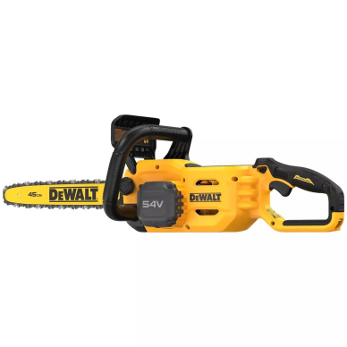 Akumuliatorinis grandininis pjūklas DeWalt DCMCS574N-XJ, 54 V, 45 cm, (be akum. ir krov.) 1 Akumuliatorinis grandininis pjūklas DeWalt DCMCS574N-XJ, 54 V, 45 cm, (be akum. ir krov.) 1