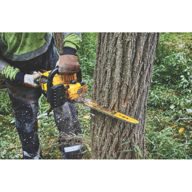 Akumuliatorinis grandininis pjūklas DeWalt DCMCS574N-XJ, 54 V, 45 cm, (be akum. ir krov.) 2 Akumuliatorinis grandininis pjūklas DeWalt DCMCS574N-XJ, 54 V, 45 cm, (be akum. ir krov.) 2