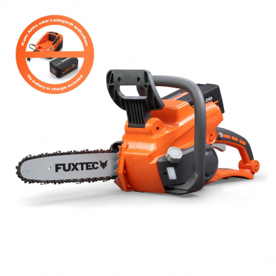 Akumuliatorinis grandininis pjūklas FUXTEC E214C, 40 V, (be akum. ir krov.) Akumuliatorinis grandininis pjūklas FUXTEC E214C, 40 V, (be akum. ir krov.)