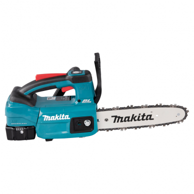 Akumuliatorinis grandininis pjūklas Makita DUC254RTE, 18 V, 2x5,0 Ah, 25 cm 1 Akumuliatorinis grandininis pjūklas Makita DUC254RTE, 18 V, 2x5,0 Ah, 25 cm 1