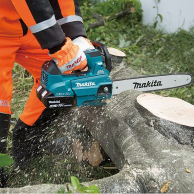 Akumuliatorinis grandininis pjūklas Makita DUC356PT2, 2x5,0 Ah akum.35 cm 3