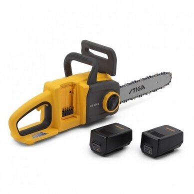 Akumuliatorinis grandininis pjūklas STIGA CS 300E KIT, 12", 2x20 V, 4.0 Ah Akumuliatorinis grandininis pjūklas STIGA CS 300E KIT, 12", 2x20 V, 4.0 Ah