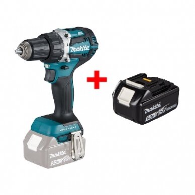 Akumuliatorinis suktuvas-gręžtuvas Makita DDF484Z + 5,0Ah, 18V, (be krov.) Akumuliatorinis suktuvas-gręžtuvas Makita DDF484Z + 5,0Ah, 18V, (be krov.)