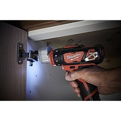 Akumuliatorinis gręžtuvas MILWAUKEE M12 BDDXKIT-202C 2