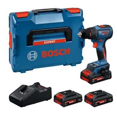 Akumuliatorinis gręžtuvas-suktuvas Bosch EXSR18V-90 3x4 EXBA, GAL 18V-40, LB 06019R2102