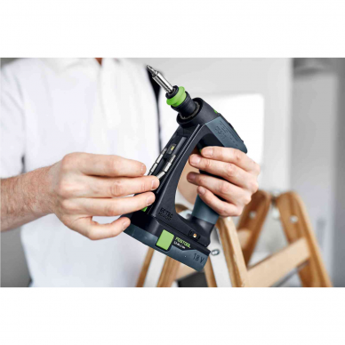 Akumuliatorinis gręžtuvas-suktuvas Festool CXS 18-Basic-Set, 18 V, (be akum. ir krov.), (577333) 3 Akumuliatorinis gręžtuvas-suktuvas Festool CXS 18-Basic-Set, 18 V, (be akum. ir krov.), (577333) 3
