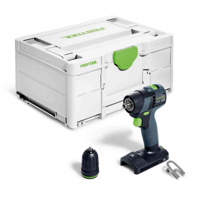 Akumuliatorinis gręžtuvas-suktuvas Festool TXS 18-Basic, 18 V, (be akum. ir krov.), (576894) Akumuliatorinis gręžtuvas-suktuvas Festool TXS 18-Basic, 18 V, (be akum. ir krov.), (576894)