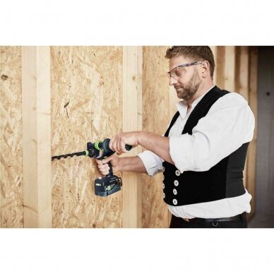 Akumuliatorinis gręžtuvas-suktuvas QUADRIVE Festool TDC 18/4 I-Basic (575601) 3 Akumuliatorinis gręžtuvas-suktuvas QUADRIVE Festool TDC 18/4 I-Basic (575601) 3