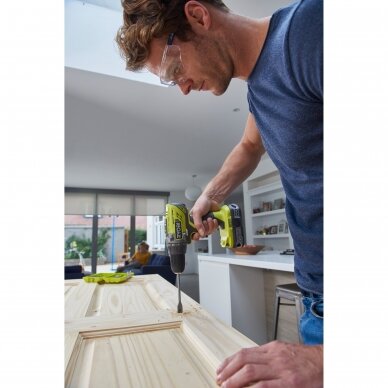 Akumuliatorinis gręžtuvas-suktuvas Ryobi R18DD3-225S, 18V (2x2,5 Ah) 3