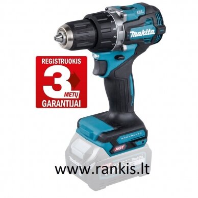 Akumuliatorinis gręžtuvas-suktuvas XGT ® 40Vmax Makita DF002GZ Akumuliatorinis gręžtuvas-suktuvas XGT ® 40Vmax Makita DF002GZ