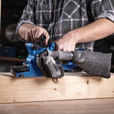 Akumuliatorinis juostinis šlifuoklis BC-BES533-X – SET S, Scheppach 1