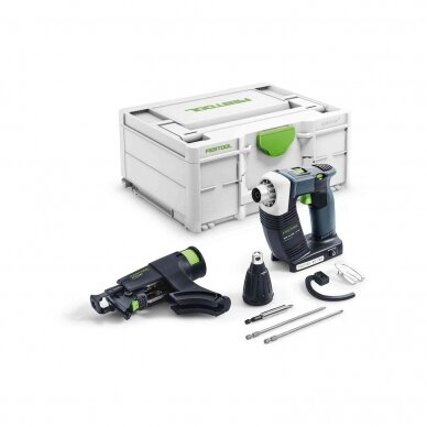 Akumuliatorinis juostinis suktuvas DURADRIVE Festool DWC 18-2500 Basic, 18 V, (be akum. ir krov.), (576497) Akumuliatorinis juostinis suktuvas DURADRIVE Festool DWC 18-2500 Basic, 18 V, (be akum. ir krov.), (576497)