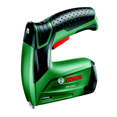 Akumuliatorinis kabiamušis Bosch PTK 3.6 Li, 3,6 V, 1x1,5 Ah Akumuliatorinis kabiamušis Bosch PTK 3.6 Li, 3,6 V, 1x1,5 Ah