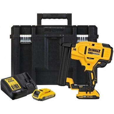 Akumuliatorinis kabių pistoletas DeWalt DCN681D2-QW, 18V, 2x2.0Ah Akumuliatorinis kabių pistoletas DeWalt DCN681D2-QW, 18V, 2x2.0Ah