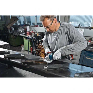 Akumuliatorinis kampinis šlifuoklis Bosch GWS 18V-10 PC, 18 V, (be akum. ir krov.) 1 Akumuliatorinis kampinis šlifuoklis Bosch GWS 18V-10 PC, 18 V, (be akum. ir krov.) 1