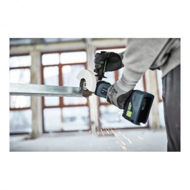 Akumuliatorinis kampinis šlifuoklis Festool AGC 18-125 EB-Basic-5,2, 18 V+ dovana akumuliatorius (577031) 3 Akumuliatorinis kampinis šlifuoklis Festool AGC 18-125 EB-Basic-5,2, 18 V+ dovana akumuliatorius (577031) 3