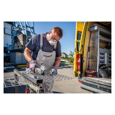 Akumuliatorinis kampinis šlifuoklis FLEX LB 125 18.0-EC 7 Akumuliatorinis kampinis šlifuoklis FLEX LB 125 18.0-EC 7