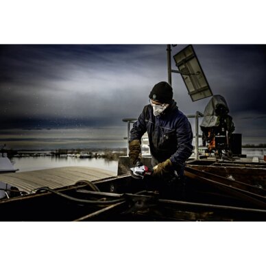 Akumuliatorinis kampinis šlifuoklis FLEX LBP-125-15 EC C 3 Akumuliatorinis kampinis šlifuoklis FLEX LBP-125-15 EC C 3