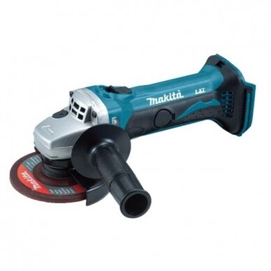 Akumuliatorinis kampinis šlifuoklis Makita DGA452Z, 18V Li-ion (115mm) Akumuliatorinis kampinis šlifuoklis Makita DGA452Z, 18V Li-ion (115mm)