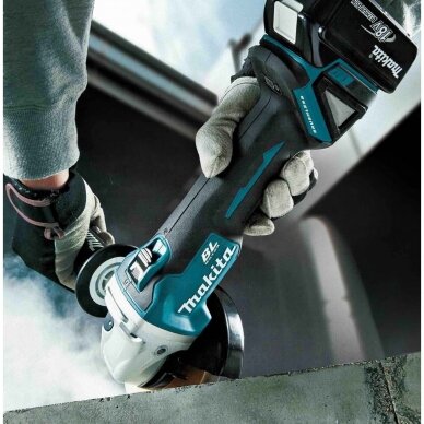 Akumuliatorinis kampinis šlifuoklis Makita DGA511ZJ, 18V (be akum. ir krov.) 3 Akumuliatorinis kampinis šlifuoklis Makita DGA511ZJ, 18V (be akum. ir krov.) 3