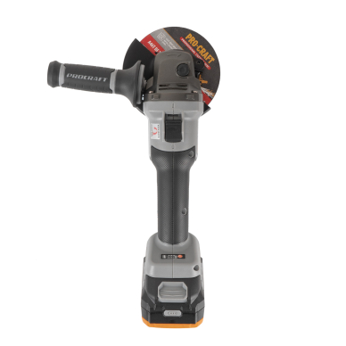 Akumuliatorinis kampinis šlifuoklis ProCraft AG125A-1B-F, 20 V, 4 Ah 4 Akumuliatorinis kampinis šlifuoklis ProCraft AG125A-1B-F, 20 V, 4 Ah 4