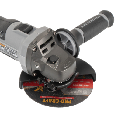 Akumuliatorinis kampinis šlifuoklis ProCraft AG125A-1B-F, 20 V, 4 Ah 5 Akumuliatorinis kampinis šlifuoklis ProCraft AG125A-1B-F, 20 V, 4 Ah 5