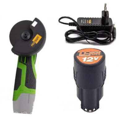 Akumuliatorinis kampinis šlifuoklis ProCraft PGA12 1B, 12 V, 2 Ah Akumuliatorinis kampinis šlifuoklis ProCraft PGA12 1B, 12 V, 2 Ah