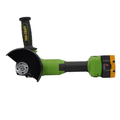 Akumuliatorinis kampinis šlifuoklis ProCraft PWА220, 20 V, 4 Ah, 125 mm 1 Akumuliatorinis kampinis šlifuoklis ProCraft PWА220, 20 V, 4 Ah, 125 mm 1