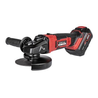 Akumuliatorinis kampinis šlifuoklis Cedrus CEDAG125LI-SET, 20V, 1x4Ah 2