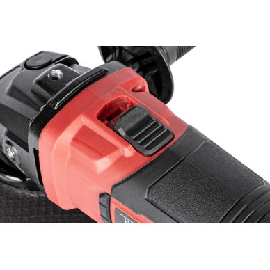 Akumuliatorinis kampinis šlifuoklis Cedrus CEDAG125LI-SET, 20V, 1x4Ah 7