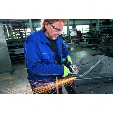 Akumuliatorinis kampinis šlifuoklis su X-LOCK Bosch GWX 18V-10, LB 2x5.0, 1880CV 1 Akumuliatorinis kampinis šlifuoklis su X-LOCK Bosch GWX 18V-10, LB 2x5.0, 1880CV 1