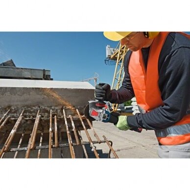 Akumuliatorinis kampinis šlifuoklis su X-LOCK Bosch GWX 18V-10 SC SOLO, 125 mm 2 Akumuliatorinis kampinis šlifuoklis su X-LOCK Bosch GWX 18V-10 SC SOLO, 125 mm 2