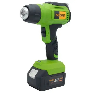 Akumuliatorinis karšto oro fenas ProCraft PH20bb, 20V, (be akum. ir krov.) Akumuliatorinis karšto oro fenas ProCraft PH20bb, 20V, (be akum. ir krov.)