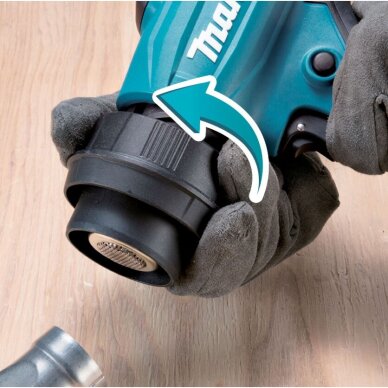 Akumuliatorinis karšto oro fenas Makita HG001GZ, 40V Max (be akum. ir krov.) 4 Akumuliatorinis karšto oro fenas Makita HG001GZ, 40V Max (be akum. ir krov.) 4