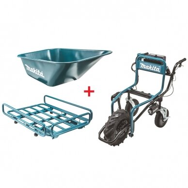 Akumuliatorinis karutis Makita DCU180Z X2 Akumuliatorinis karutis Makita DCU180Z X2