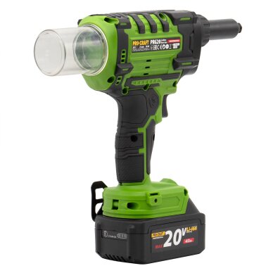 Akumuliatorinis kniediklis ProCraft PRG20, 20 V, 2x4.0 Ah 2 Akumuliatorinis kniediklis ProCraft PRG20, 20 V, 2x4.0 Ah 2