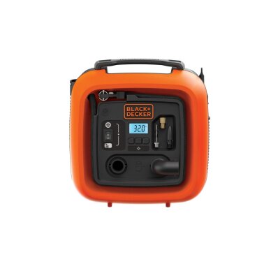 Akumuliatorinis Kompresorius 121PSI, 12V ASI400-XJ, Car plug, Black&Decker