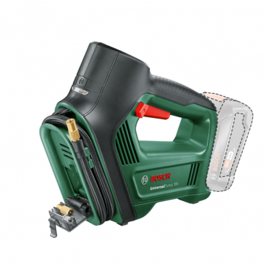 Akumuliatorinis kompresorius Bosch UniversalPump 18 V, (be akum. ir krov.) 1 Akumuliatorinis kompresorius Bosch UniversalPump 18 V, (be akum. ir krov.) 1