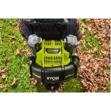Akumuliatorinis lapų pūstuvas - kuprinė Ryobi RY36BPXB-0, 36V (be akum. ir krov.) 3 Akumuliatorinis lapų pūstuvas - kuprinė Ryobi RY36BPXB-0, 36V (be akum. ir krov.) 3