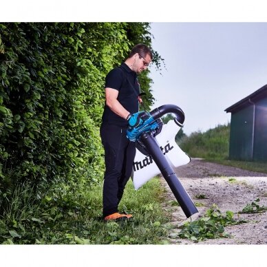 Akumuliatorinis lapų pūstuvas - siurblys Makita DUB363ZV, 2x18V 8 Akumuliatorinis lapų pūstuvas - siurblys Makita DUB363ZV, 2x18V 8