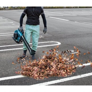 Akumuliatorinis lapų pūstuvas - siurblys Makita DUB363ZV, 2x18V 17 Akumuliatorinis lapų pūstuvas - siurblys Makita DUB363ZV, 2x18V 17