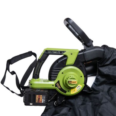 Akumuliatorinis lapų pūstuvas ProCraft VB20, 2x20 V + DOVANA 5